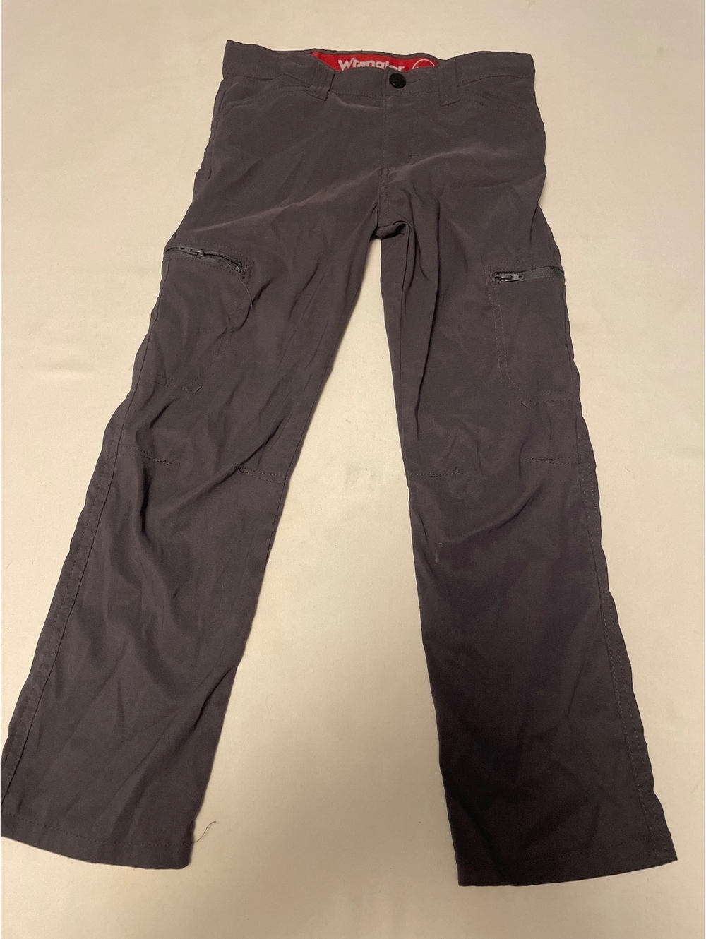 Wrangler Men's Gray Regular Fit Outdoor Pants Size 8 Regular